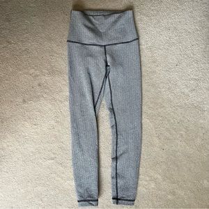 Lululemon leggings white and grey size 4